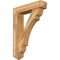 Ekena Millwork Olympic Arts and Crafts Rough Sawn Bracket w/ Offset Brace, Western Red Cedar, 8"W x 36"D x 48"H BKT0806X36X48OLY03RWR - alternate 1